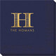 Striped Initial Napkins Image 1 of 2